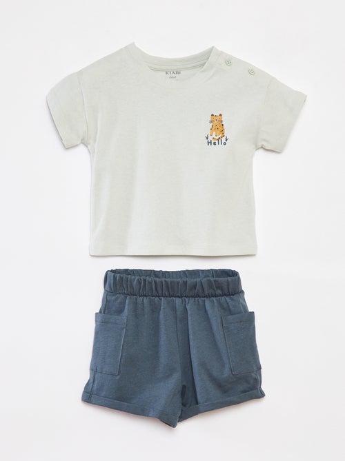Short en T-shirt - 2-delig - Kiabi