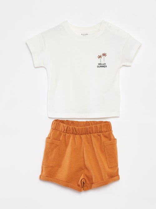 Short en T-shirt - 2-delig - Kiabi