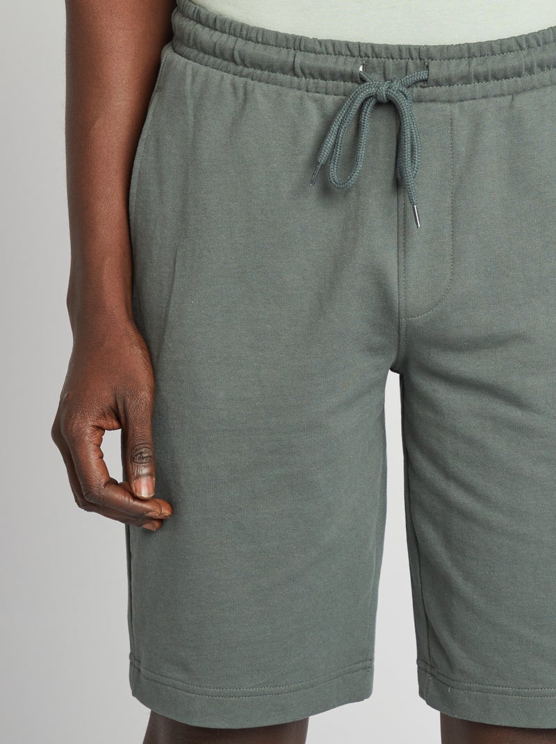 Short in sportieve joggingstijl GROEN - Kiabi