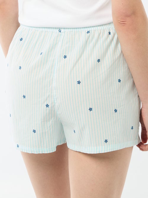 Short met all-over bloemenprint - Kiabi