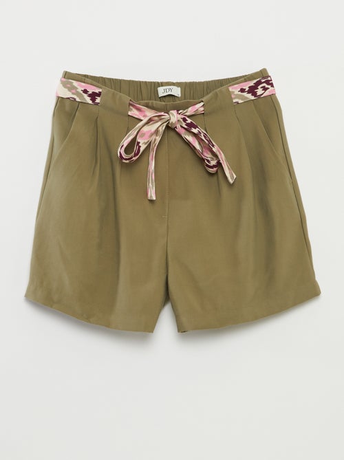 Short met contrasterende riem 'JDY' - Kiabi