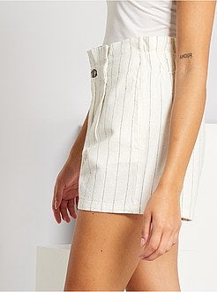 Short met dunne streepjes - Kiabi