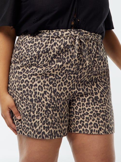 Short met elastische taille - Kiabi