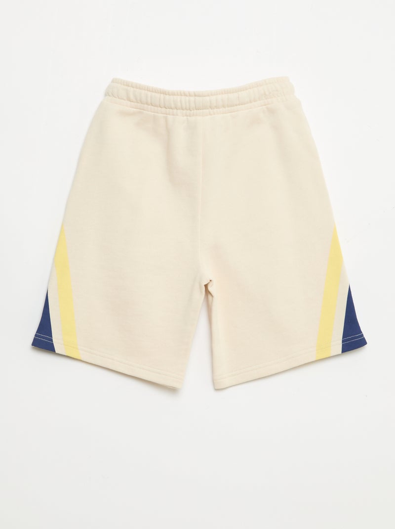 Short met grafische print Wit - Kiabi
