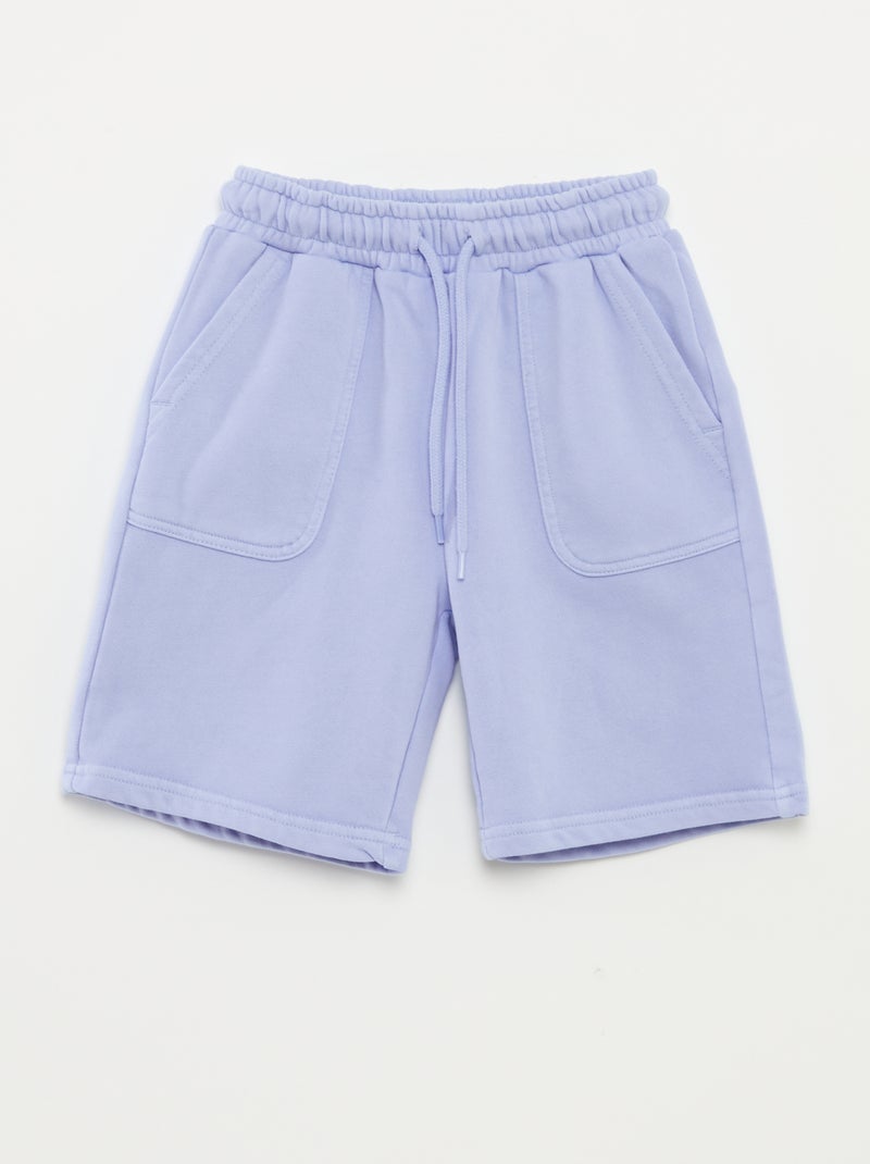 Short met grote zakken BLAUW - Kiabi