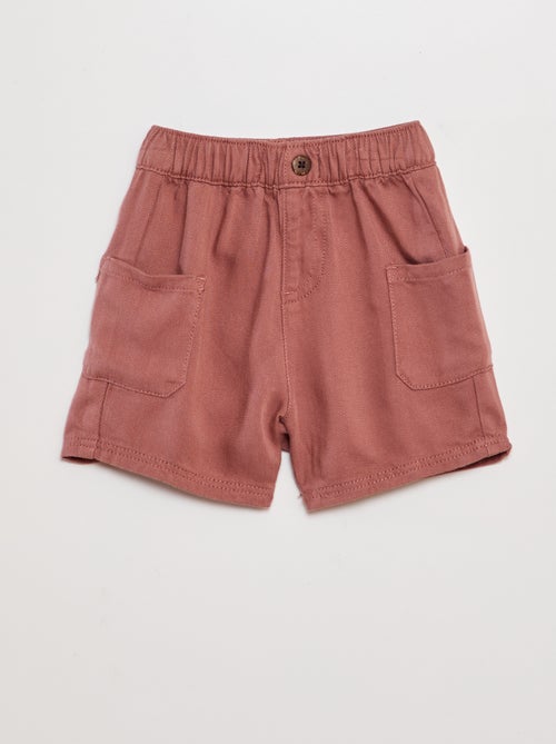 Short met opgezette zakken - Kiabi