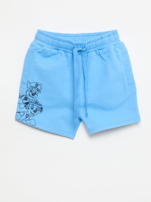 Short met 'Pat patrouille' print van effen french terry katoen - Kiabi