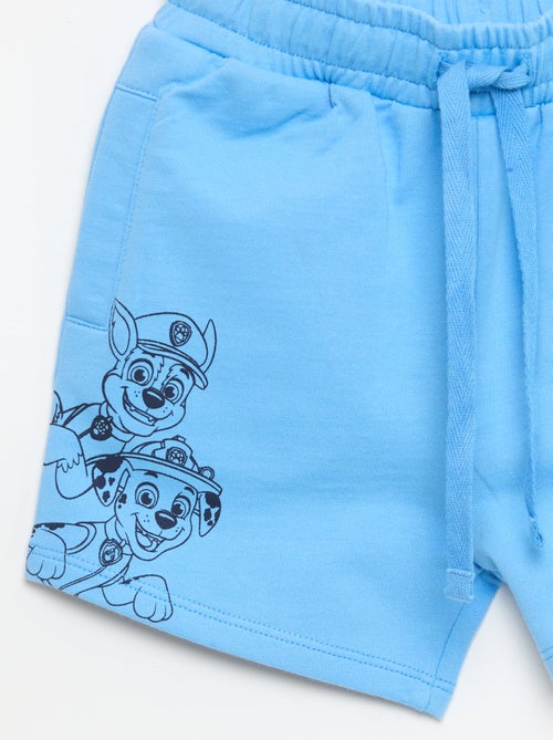 Short met 'Pat patrouille' print van effen french terry katoen - Kiabi