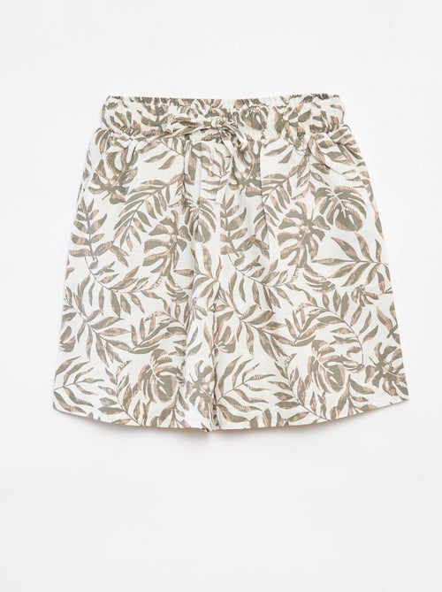 Short met print - Kiabi