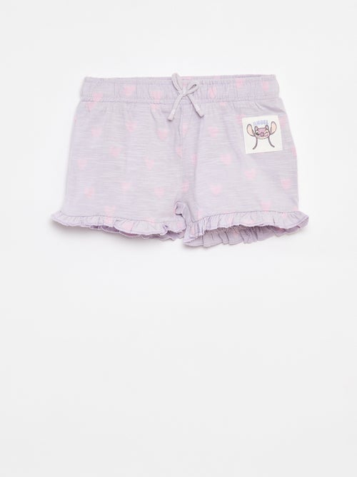 Short met print en volants 'Disney' - Kiabi