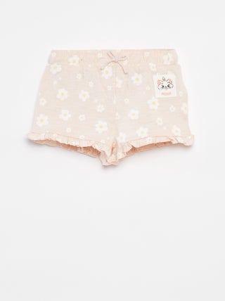 Short met print en volants 'Disney'