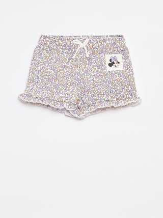 Short met print en volants 'Disney'