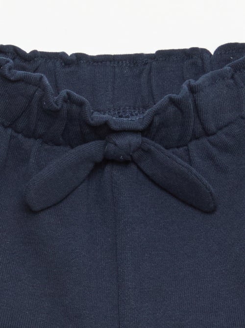 Short met ruches en strik in de taille - Kiabi