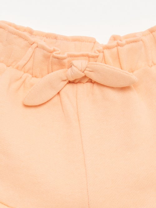 Short met ruches en strik in de taille - Kiabi