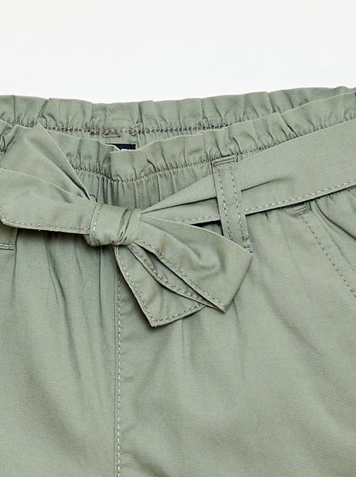 Short met strikceintuur - Kiabi