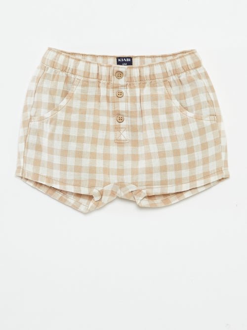 Short met verstelbare taille - Kiabi