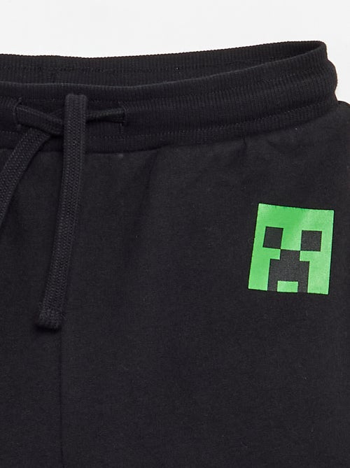 Short 'Minecraft' van ongeborsteld molton - Kiabi