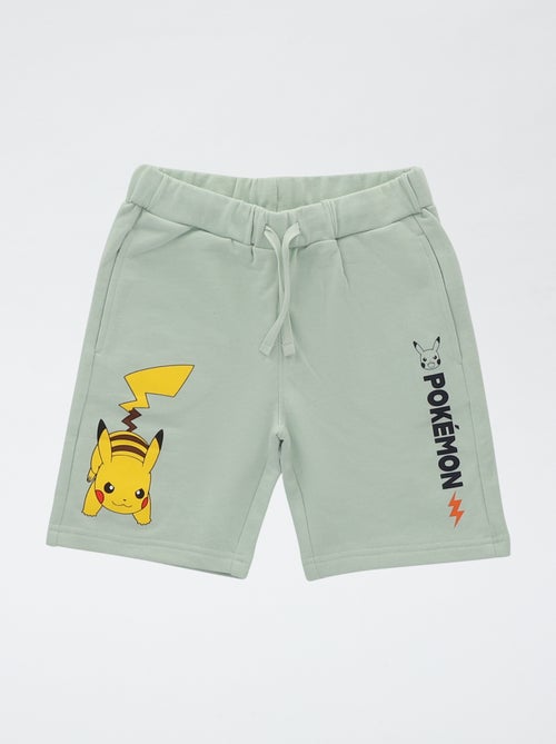 Short 'Pokémon' 'Pikachu' van french terry katoen - Kiabi