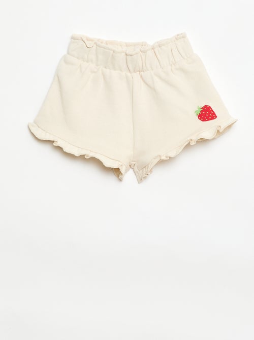 Short van bedrukte jersey - Kiabi