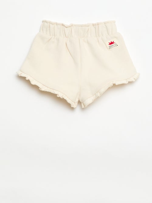 Short van bedrukte jersey - Kiabi