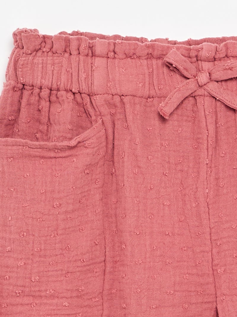 Short van canvas Rose - Kiabi