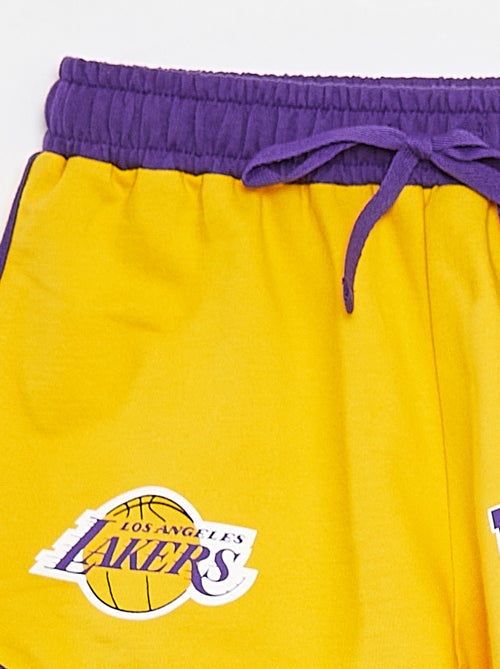 Short van dunne joggingstof 'LA Lakers' - Kiabi