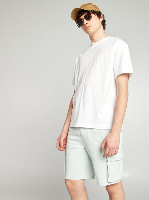 Short van dunne joggingstof met zakken - Kiabi