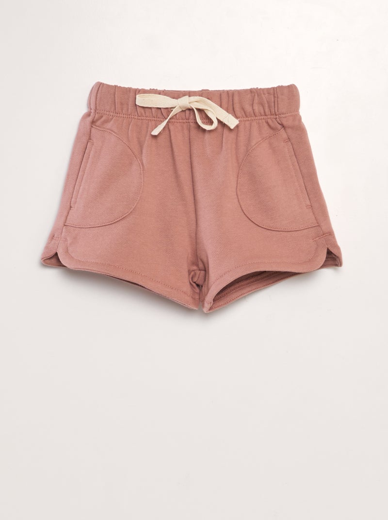Short van french terry ROSE - Kiabi