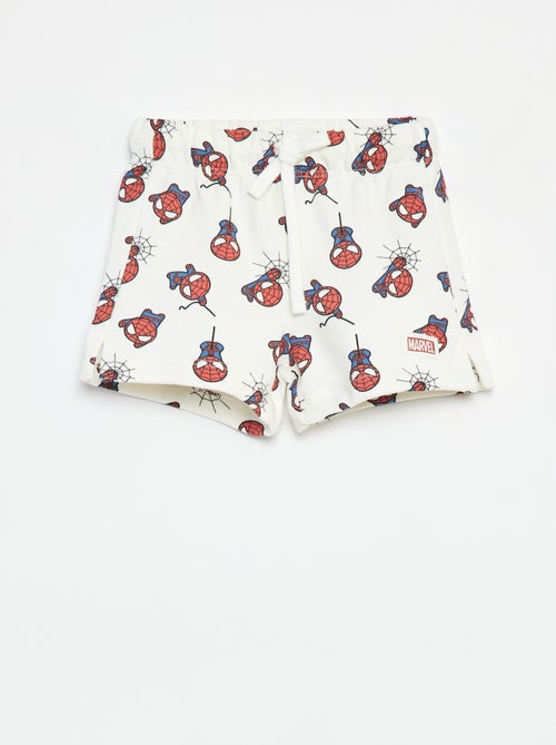 Short van french terry 'Spider-Man' - Kiabi