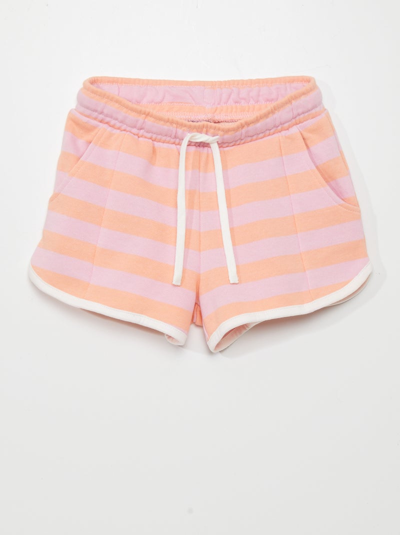 Short van french terry WIT - Kiabi