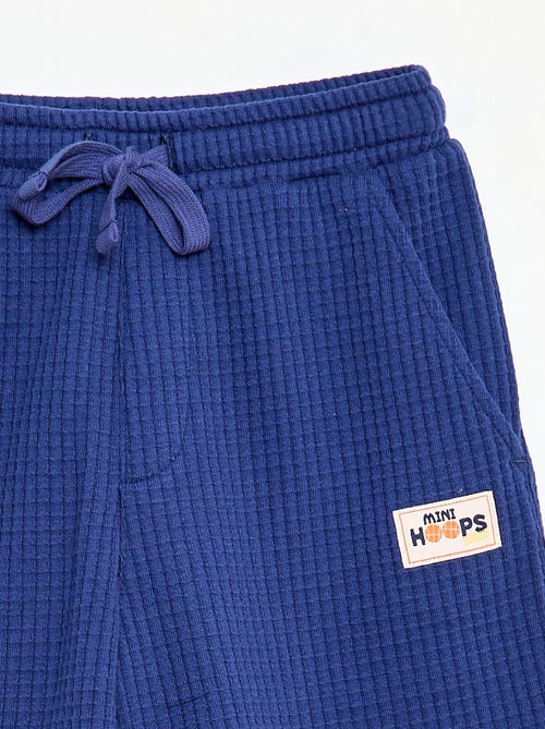 Short van gewafelde stof - Kiabi