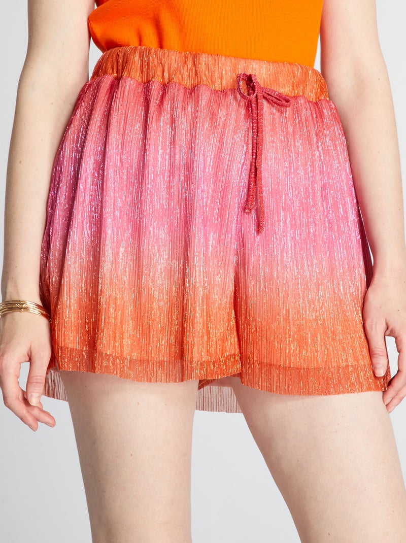 Short van iriserend tricot ROSE - Kiabi
