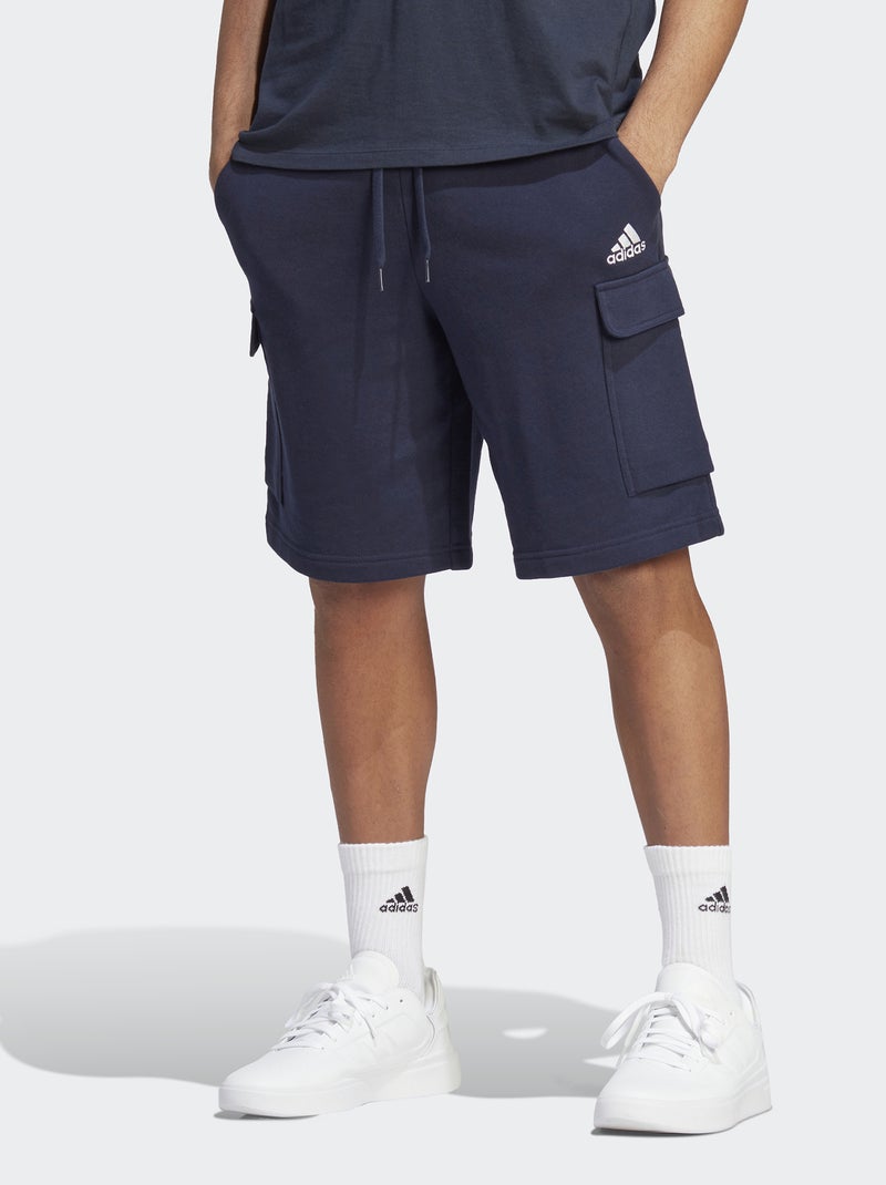 Short van joggingstof 'adidas' BLAUW - Kiabi