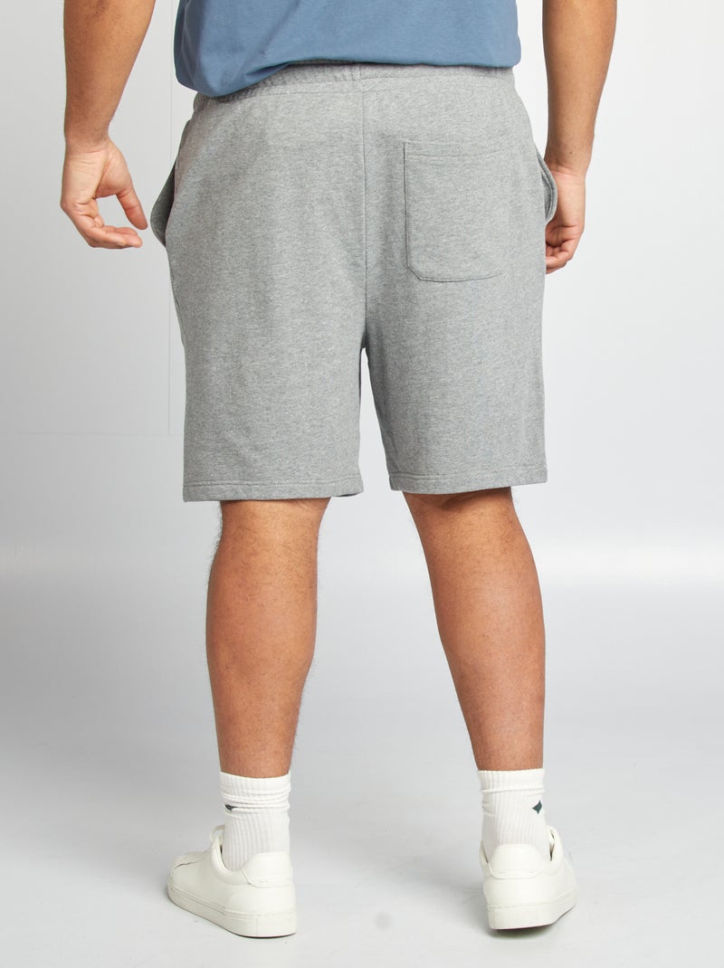 Short van joggingstof GRIJS - Kiabi