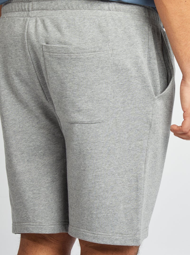 Short van joggingstof GRIJS - Kiabi