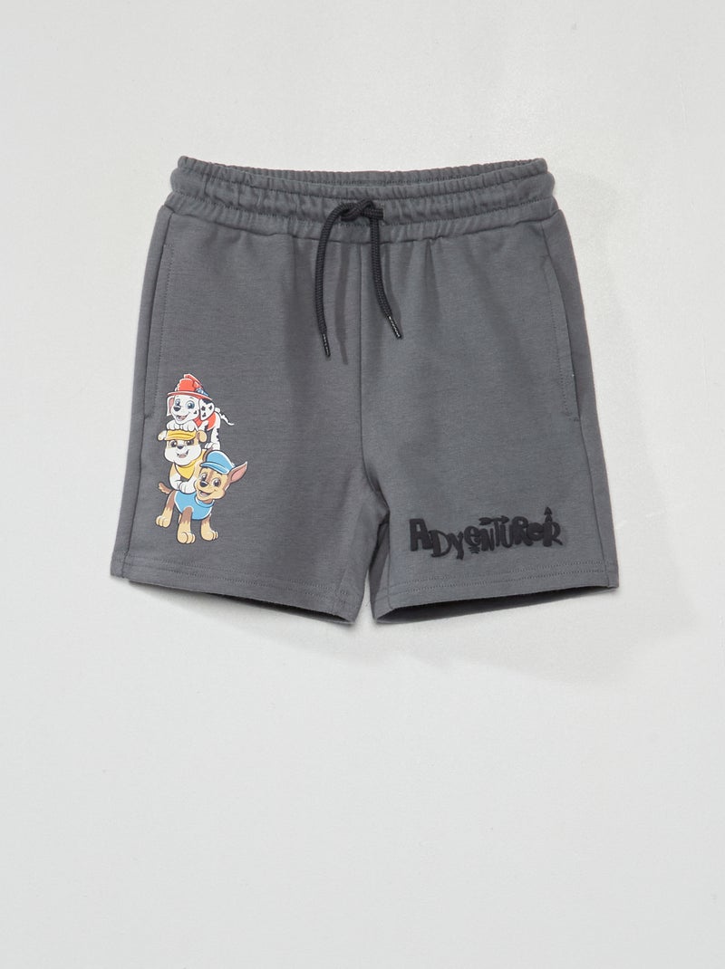 Short van joggingstof 'PAW Patrol' GRIJS - Kiabi