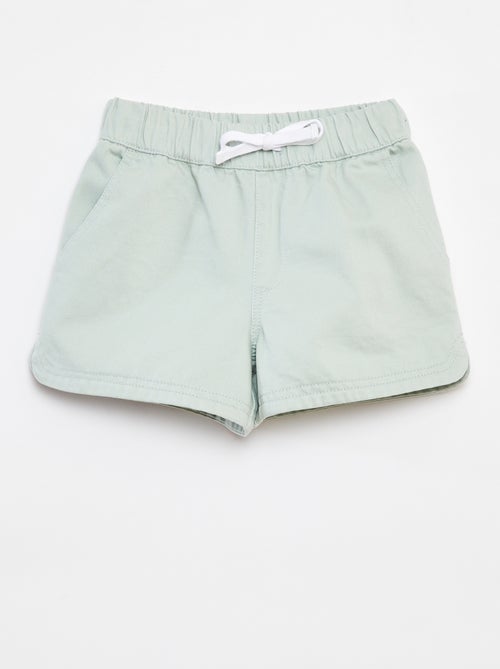 Short van keperstof met elastische tailleband - Kiabi