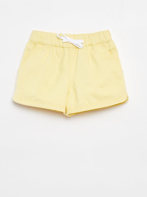 Short van keperstof met elastische tailleband - Kiabi
