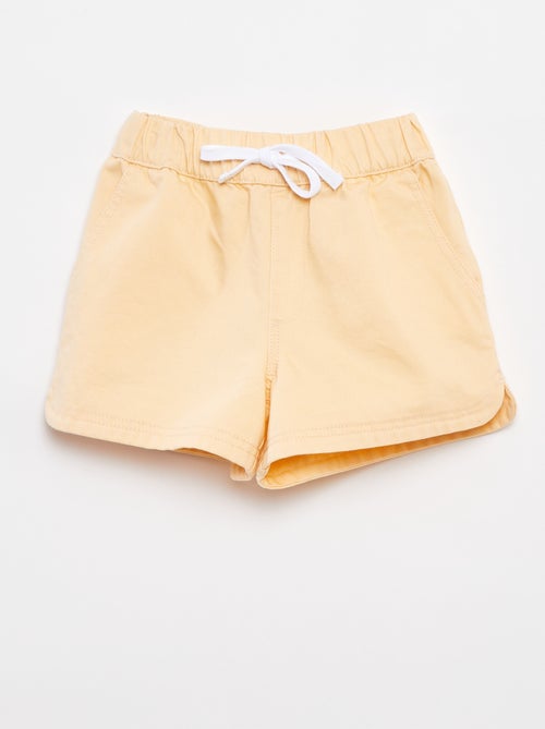 Short van keperstof met elastische tailleband - Kiabi