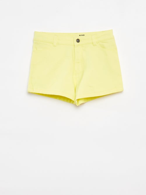 Short van keperstof met verstelbare taille - Kiabi