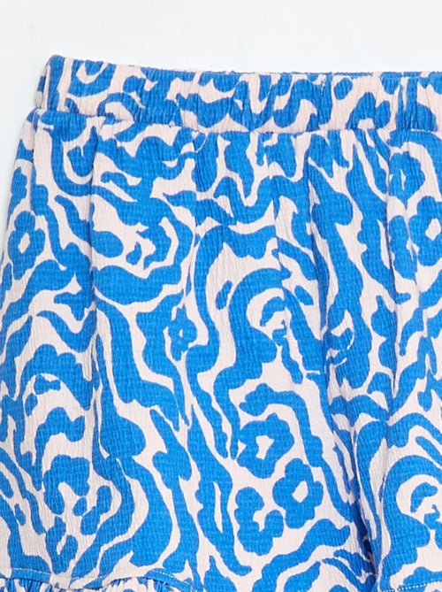 Short van kreukeltricot - Kiabi