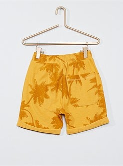 Short van licht molton met print - Kiabi