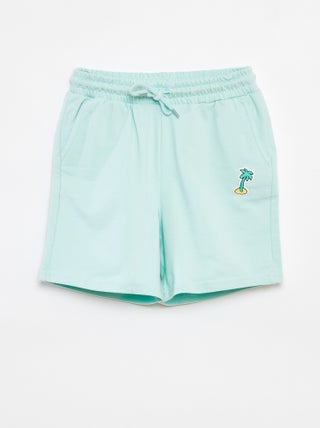 Short van lichte joggingstof