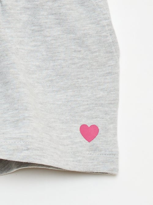 Short van lichte joggingstof - Kiabi