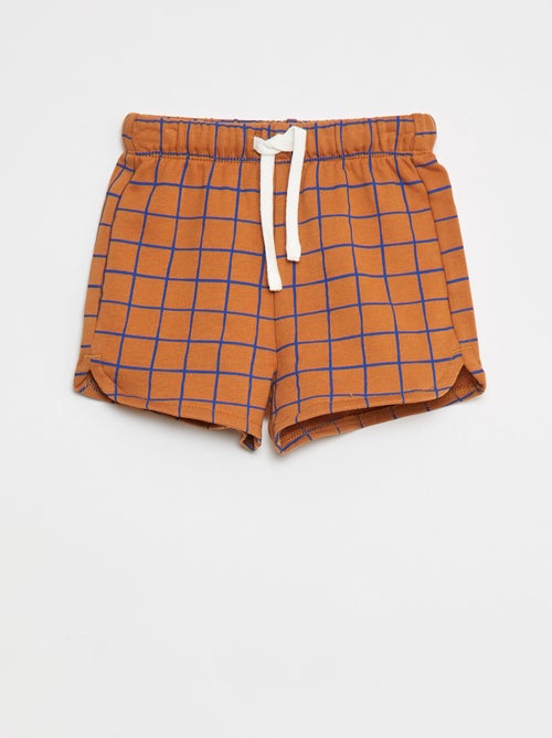 Short van lichte joggingstof met motiefje - Grafik Edition - Kiabi