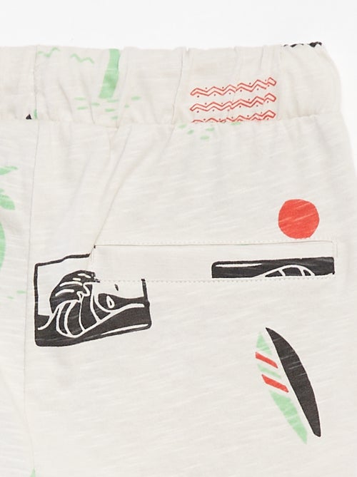 Short van lichte joggingstof - Kiabi