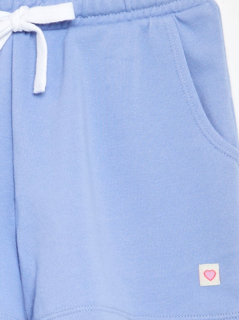 Short van molton met zakken Rose - Kiabi