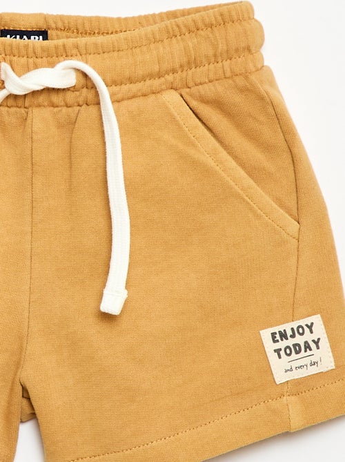 Short van ongeborsteld molton - Kiabi