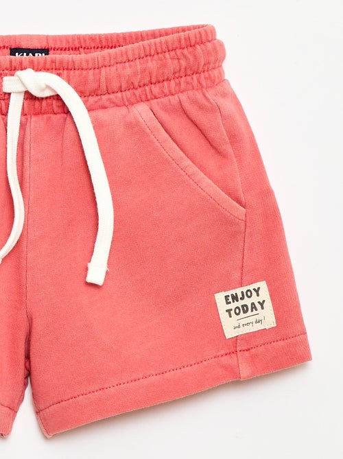 Short van ongeborsteld molton - Kiabi