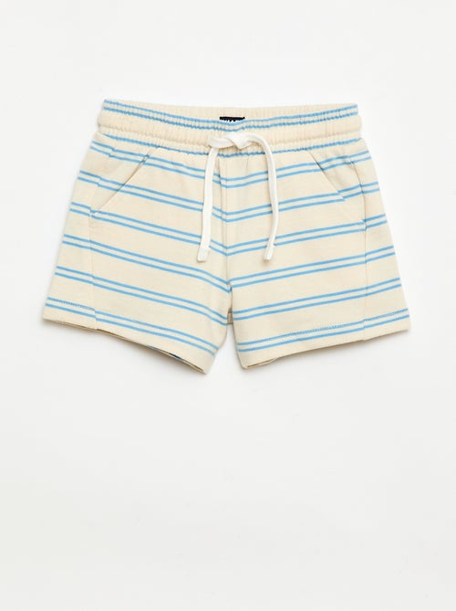 Short van ongeborsteld molton - Kiabi